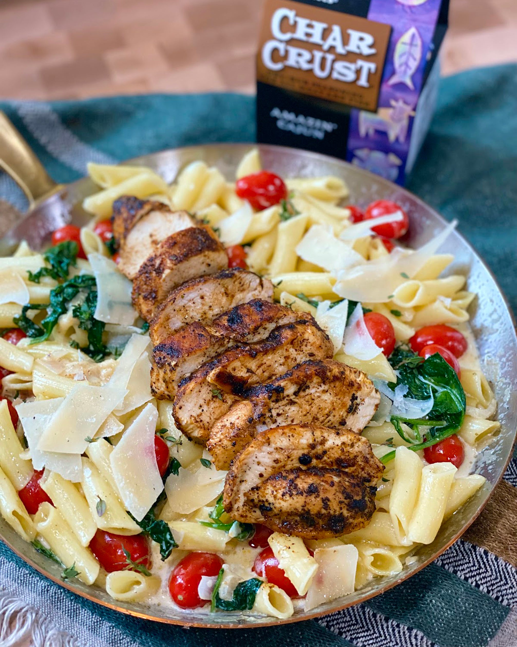 Creamy Amazin' Cajun Chicken Pasta