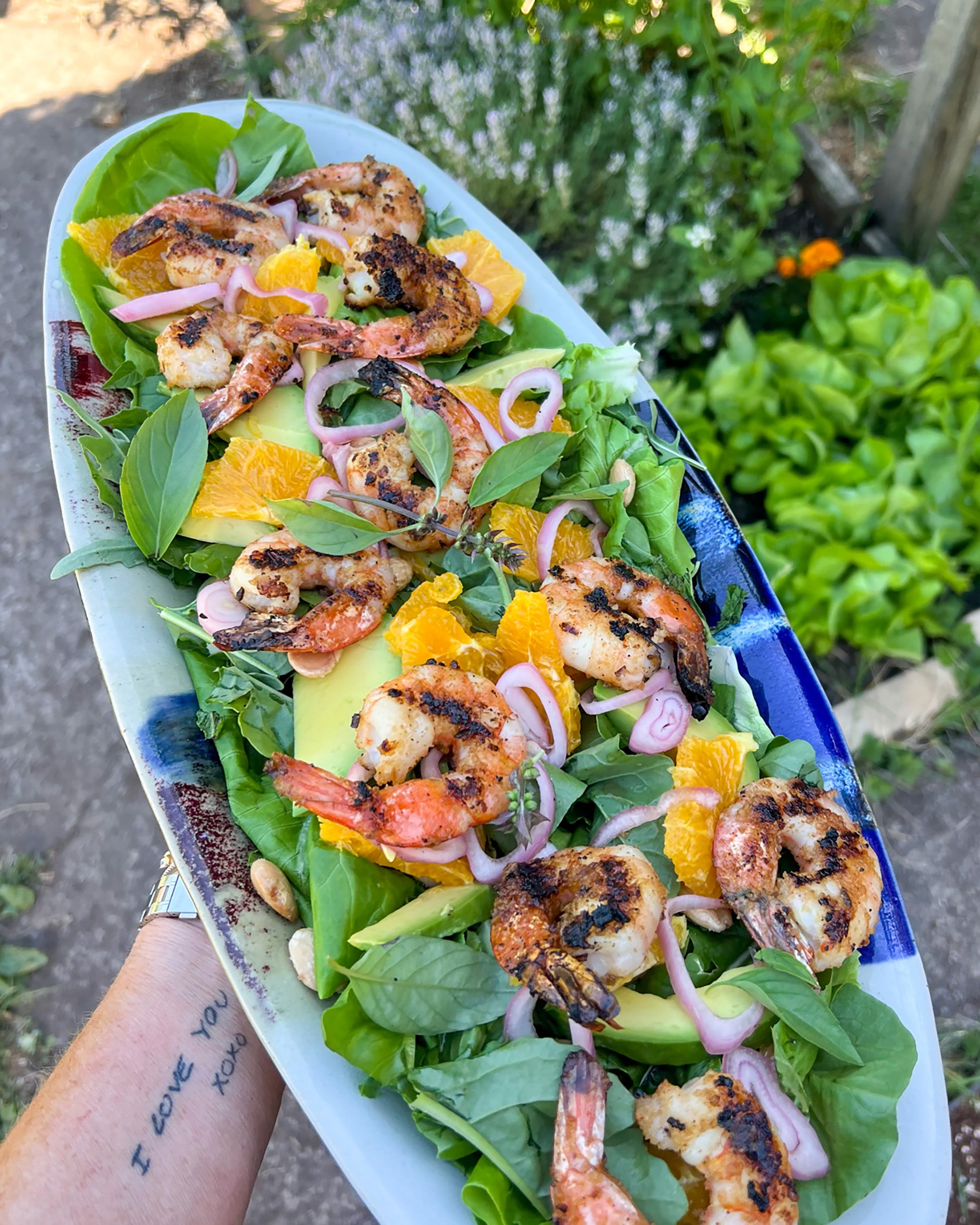 Jamaican Jerk Shrimp Citrus Salad