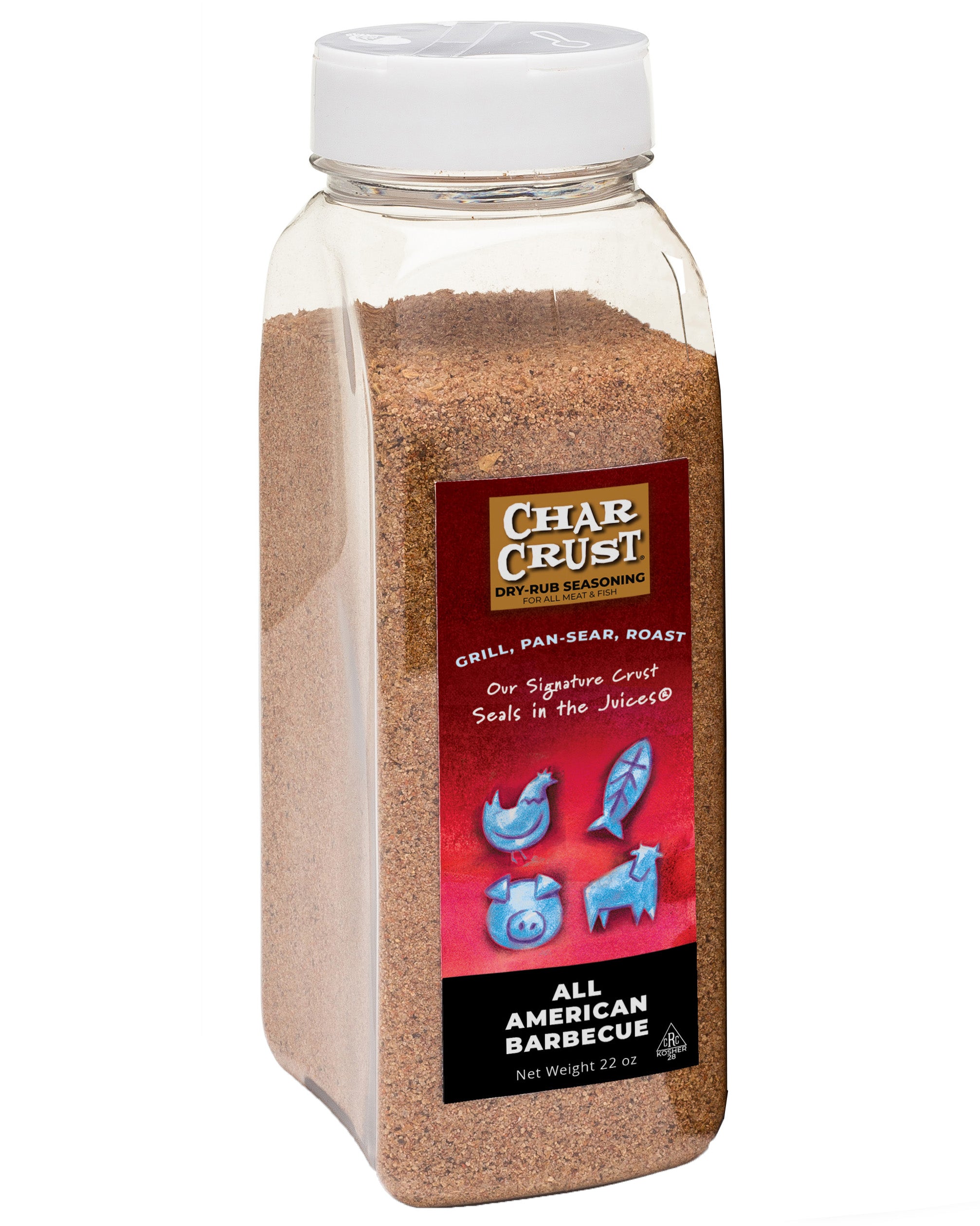All American Barbecue 22oz Shaker Jar