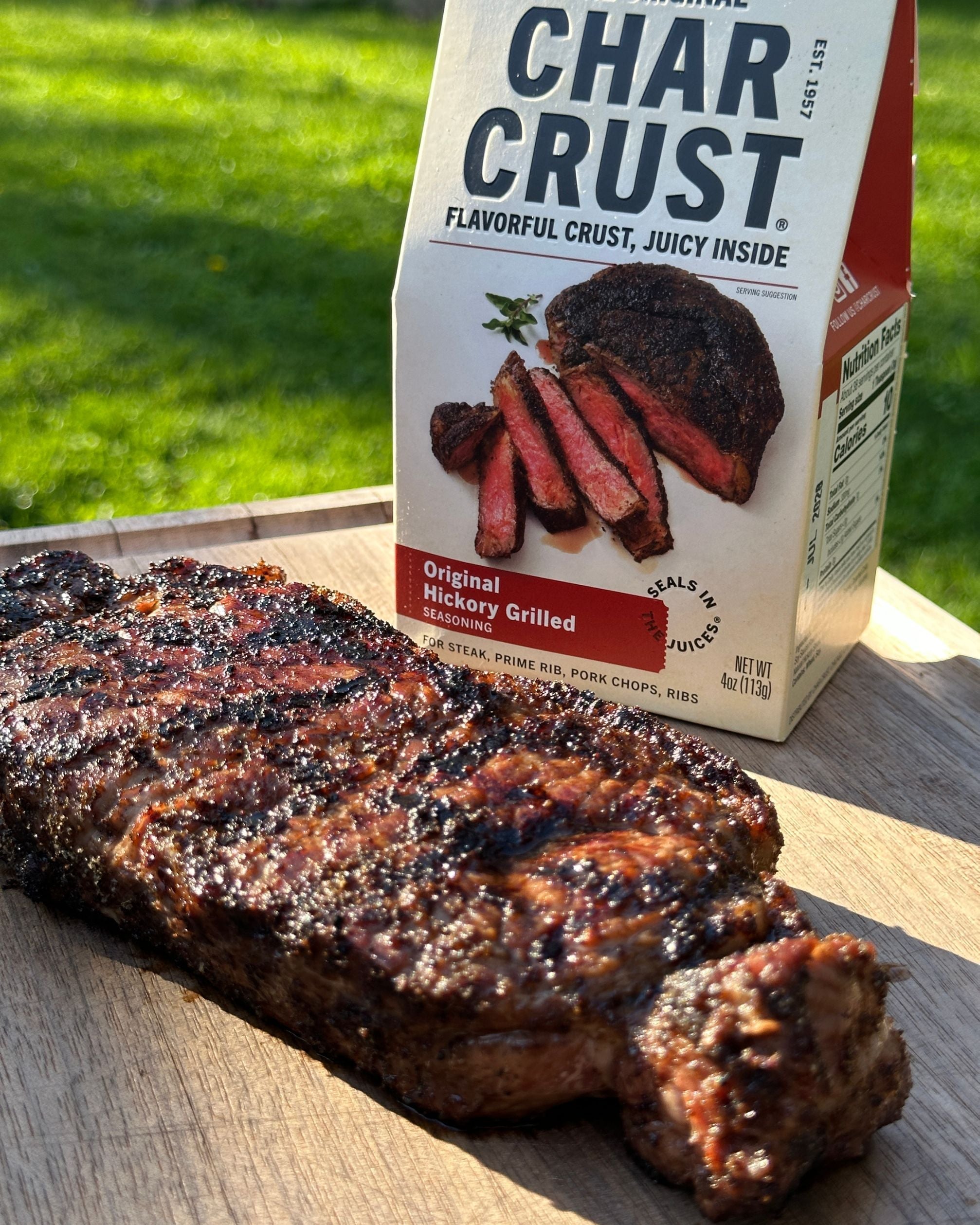 30-Second Flip Ribeye Steak with Original Hickory Grilled
